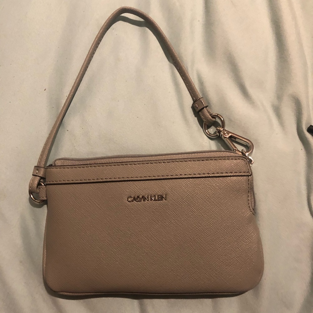 Calvin Klein grey hand bag